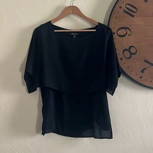 Black Crepe Shirt
